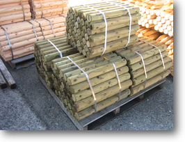 丸太横木(ACQ注入)