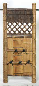 トラ角袖垣 ひしぎ張