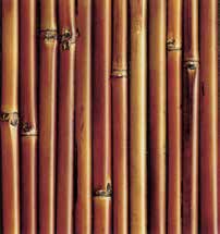 銘竹貼　炭化女竹半割貼