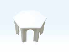 六角マーカー　ターフパーキング用