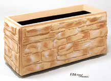 FRP製　プランター　小端積 ベージュ