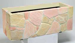 FRP製　プランター　アルビノストーン ピンク