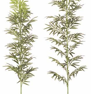 人工竹 青竹1本立