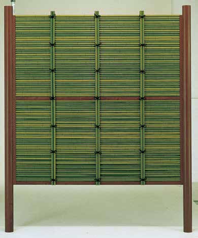 ユニット 御簾垣 A型青竹・煤竹・黒竹