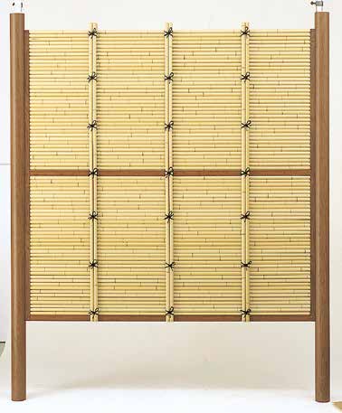 ユニット 立御簾垣22 Ⅰ型もがみ節塗