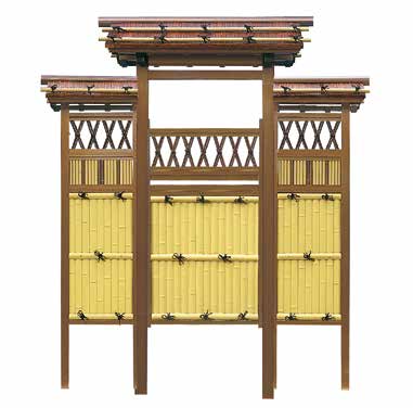 アルミ製庭門セット