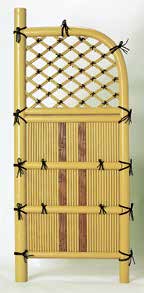 曲げ玉袖垣 (イエロー)