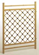 枝折戸（金具付）（さらし竹）