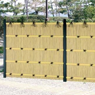 エイコー竹垣セット10型 立御簾垣パネル 両面