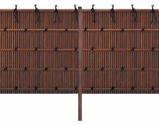 竹垣セット47型 建仁寺垣［なごみ］ 煤竹