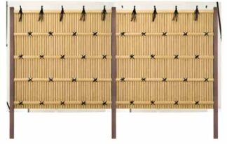 竹垣セット42型 建仁寺垣［なごみ］ かや竹