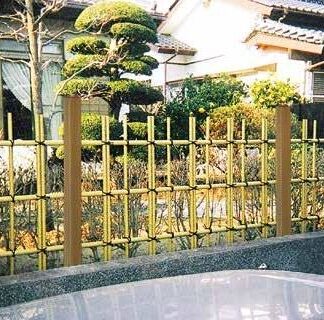 エイコー竹垣セット25型 四ツ目垣 900