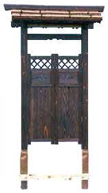 庭門 角柱観音開Ⅱ型