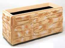 FRP製　プランター　小端積 ベージュ