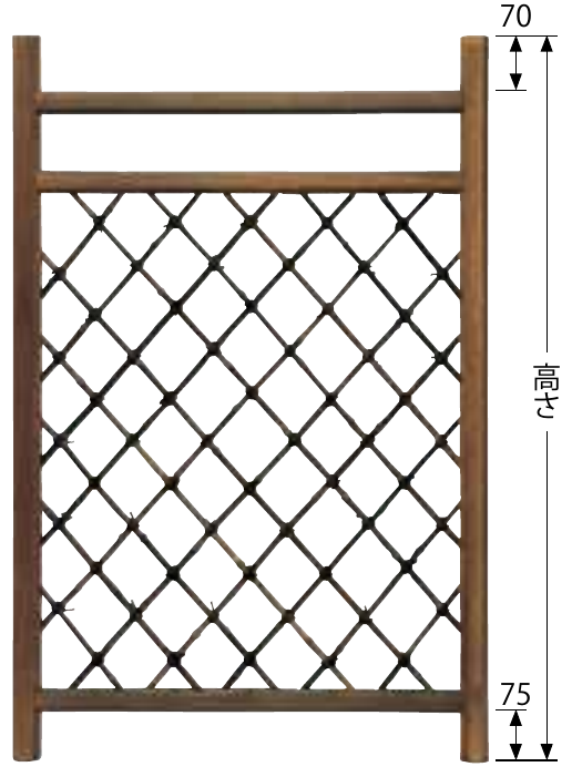 八角木製矢来木戸 - 画像 (2)