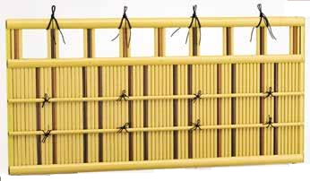 ユニット 立御簾垣22窓 Ⅲ型 青竹・煤竹・黒竹