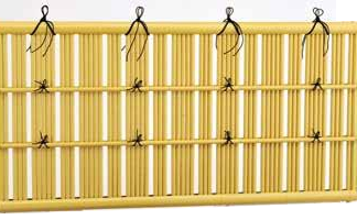 ユニット 立御簾垣22 透かし　さらし竹・ゴマ竹