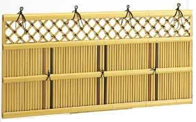 ユニット 立御簾垣窓 Ⅱ型　イエロー