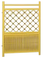 大津二段枝折戸（金具付）（イエロー）