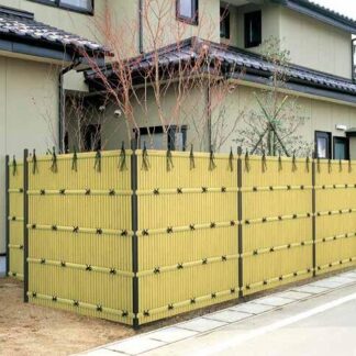 竹垣セット13型 建仁寺垣［なごみ］ イエロー