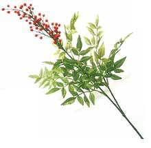 人工葉材　南天スプレイ