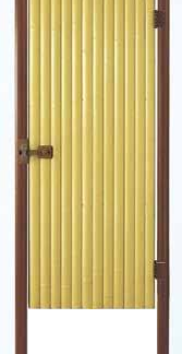 建仁寺両面扉セット 70丸柱 [みやび] ゴマ竹 [なごみ] 青竹 煤竹 (横竹選択)