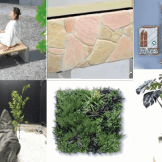 フェイクグリーン・人工観葉植物・FRP人造石