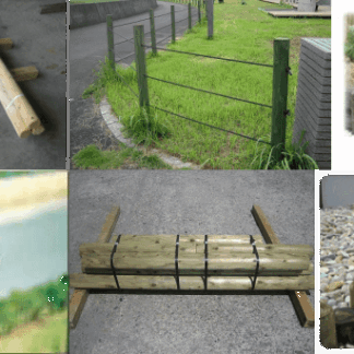 丸太杭・角杭・丸棒・土留め板・連杭