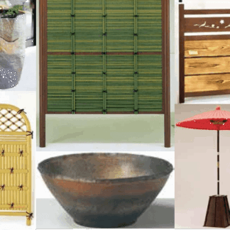 ガーデン製品・庭園製品(天然・人工)